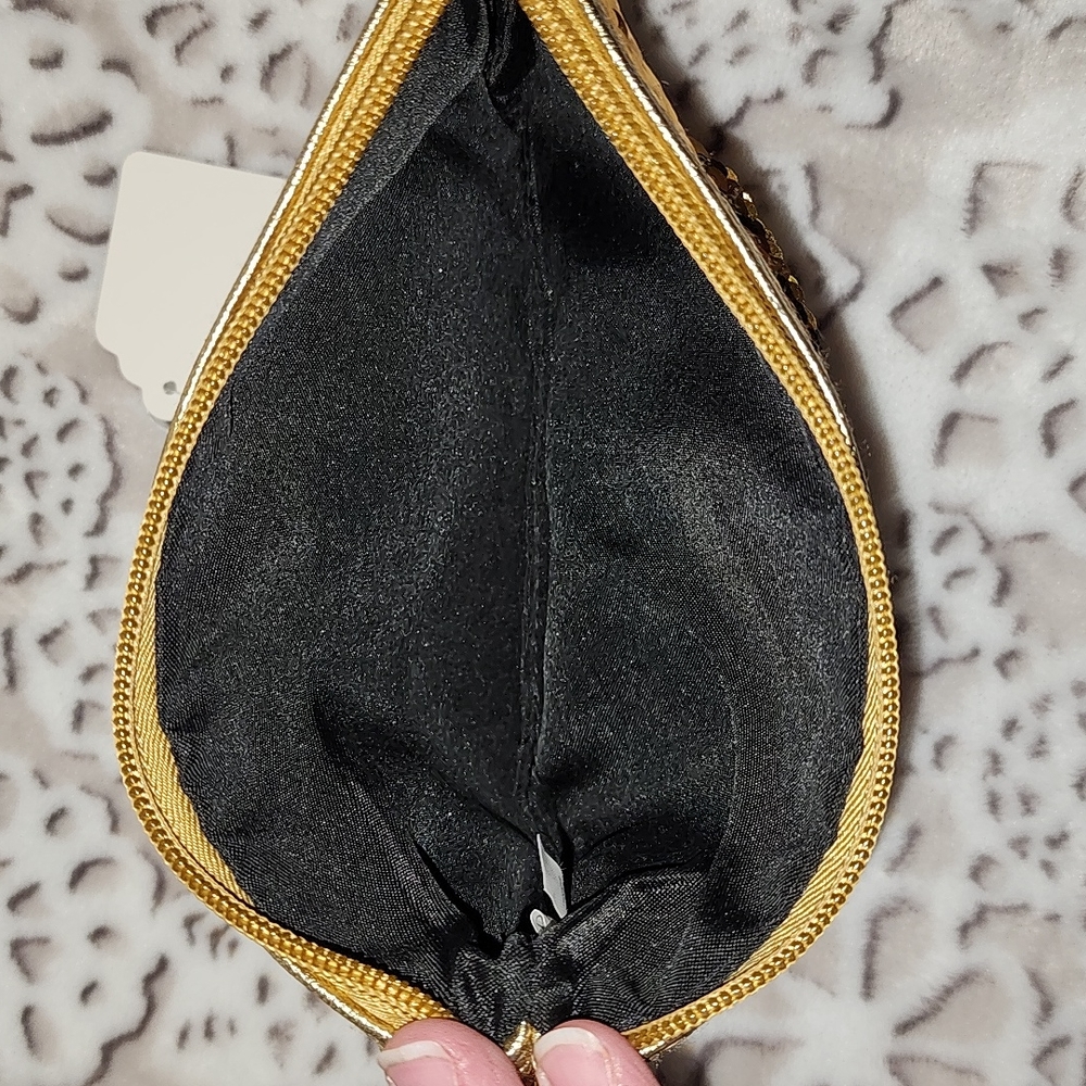 NWOT Gold sequence wristlet - Picture 3 of 3